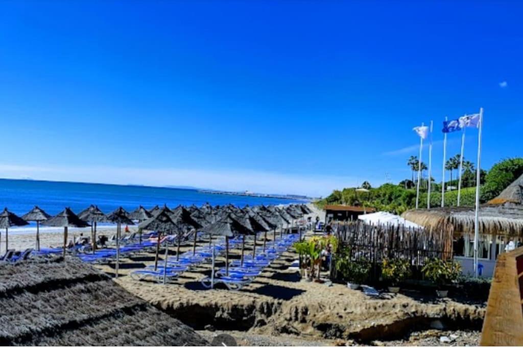Algaida Beachfront - Seaview Studio Costa Del Sol Leilighet Sitio de Calahonda Eksteriør bilde